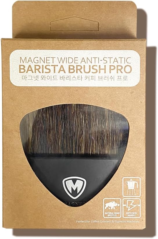Magnet Professional Coffee Grinder Cleaning Brush Coffee Brush Handling - Image 4