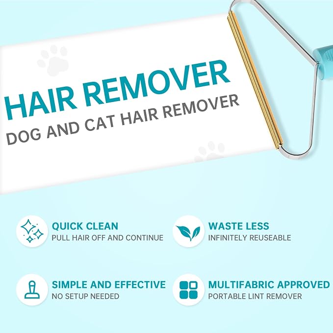 3-Pack Pet Hair Removal Tool, Dog Cat Hair Remover, Lint Shaver Cleaner Pro - Image 7