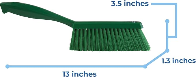 Vikan 45872 Bench Cleaning Brush, Polypropylene/Polyester Soft Bristle Dustpan - Image 3