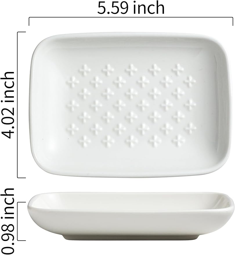 Gomakren Soap Dish, Shower Soap Holder, Ceramic Soap Dishes - Image 9