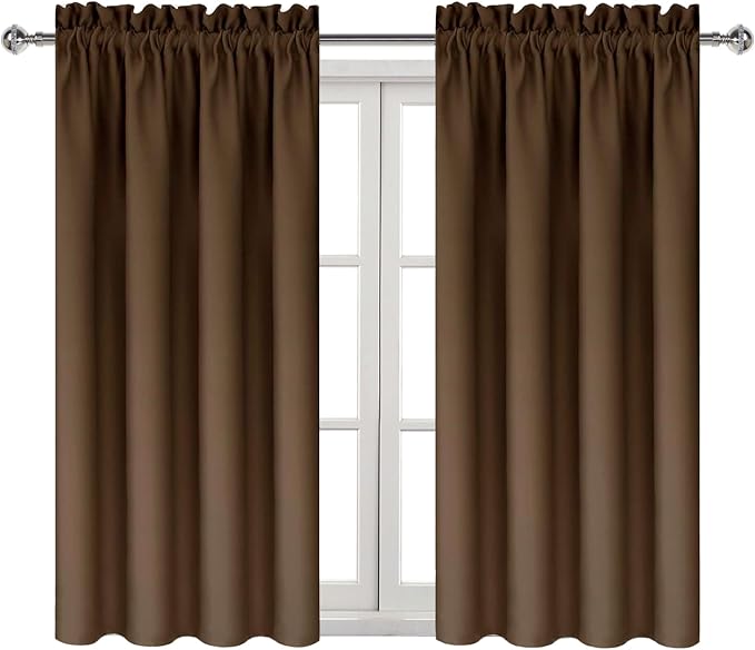 DWCN Blackout Curtains Room Darkening Thermal Insulated Bedroom Curtains Window - Image 9