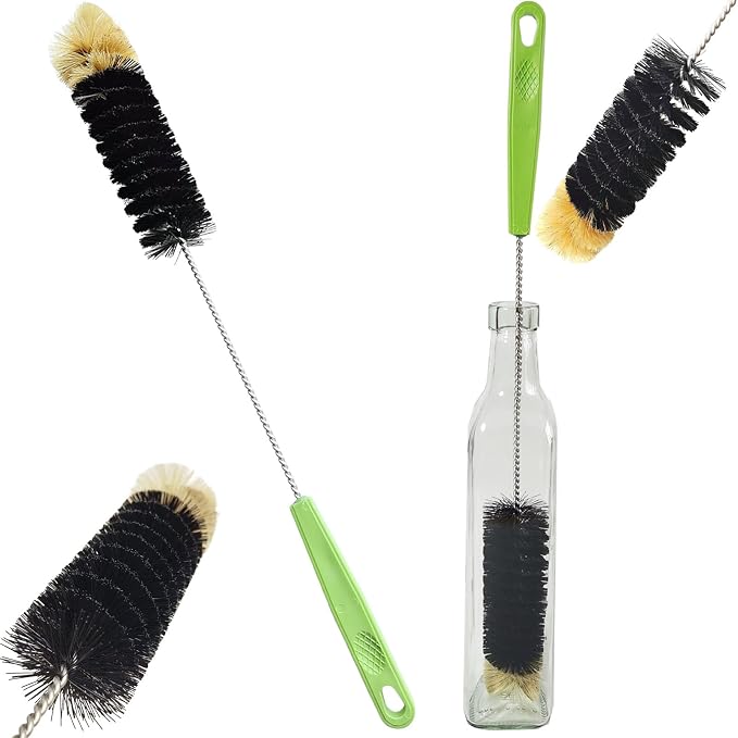 16" Water Bottle Brush for Cleaning, Dokpod Long Handle Bottle Cleaner Brush by Dokpod