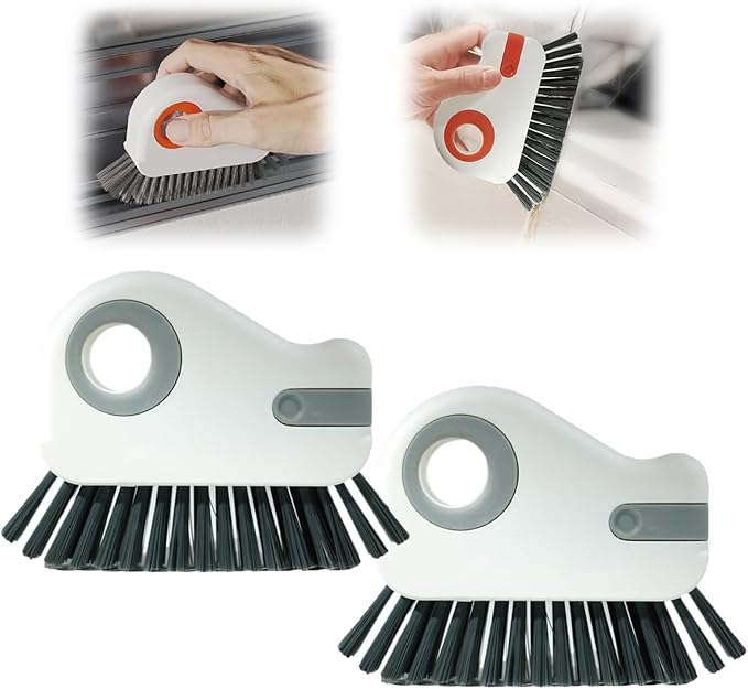 2 in 1 Groove Cleaning Brush, Upgrade Window Track Cleaning Tools, Window Sill by Unknown