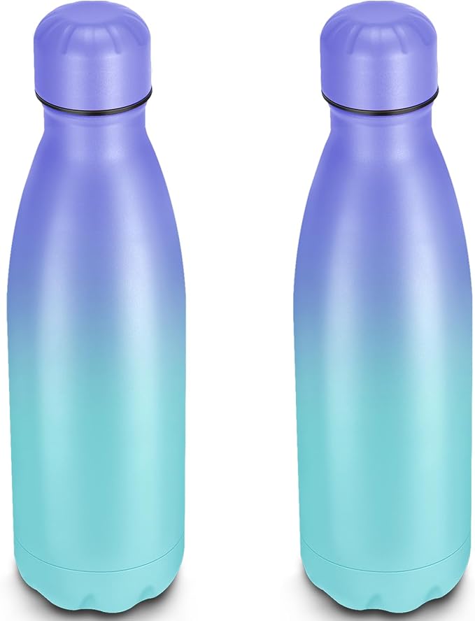 25oz Cola-Bottle Shaped Stainless Steel Leak-proof Water Bottle, Double Wall by Unknown