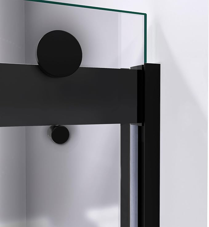 DreamLine Sapphire 44-48 inch W x 76 inch H Semi-Frameless Bypass Shower Door - Image 4