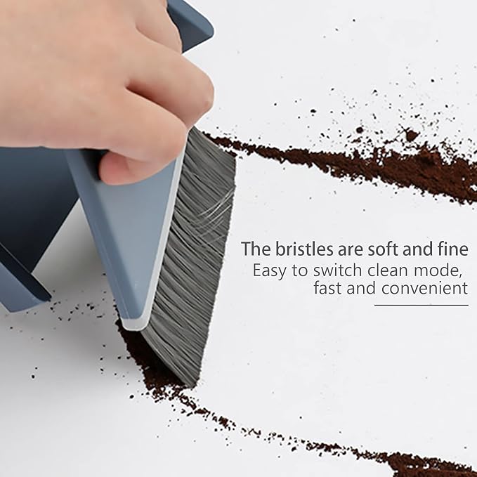 Handheld Broom and Dustpan Set Small Dust Pan and Brush Set, Small Broom and - Image 5