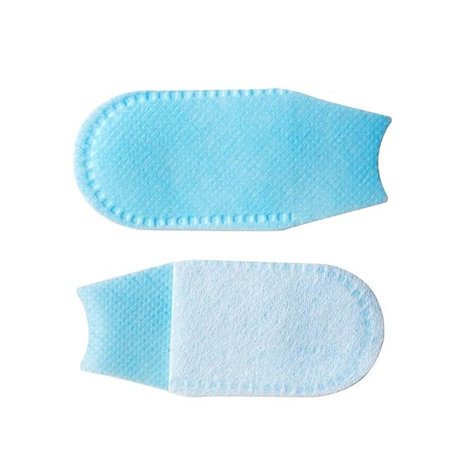 100pcs Disposable Textured Deep Cleaning Teeth Wipes Finger Brush Oral Brush - Image 9