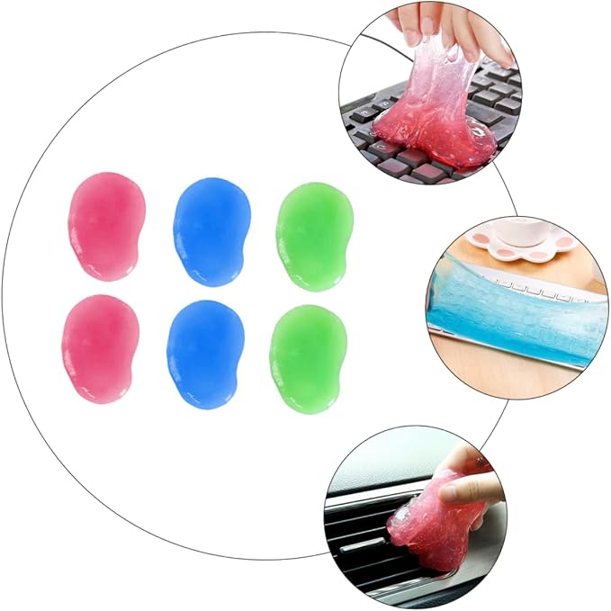 DOITOOL 20pcs Keyboard Cleaning Gel Electronics Dust Remover Strong Adhesive - Image 4