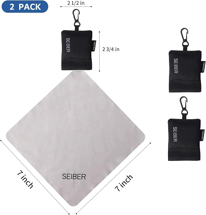 SEIBER Eyeglass Cleaning Microfiber Cloth - - Image 2