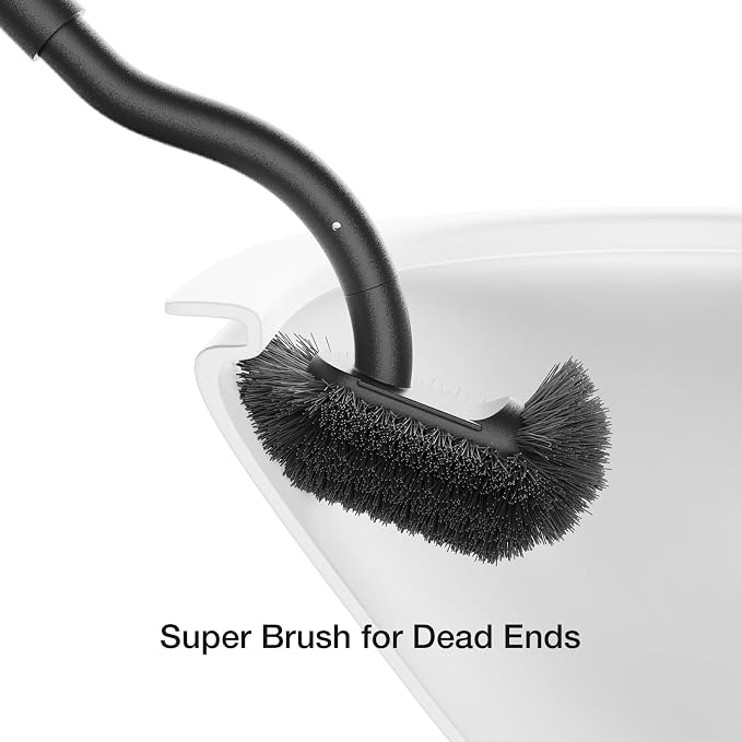Toilet Cleaner Brush, Diveotree Toilet Brush and Holder - Image 7