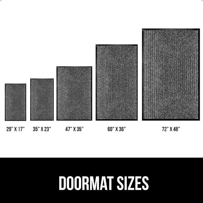 GORILLA GRIP Traffic Guard Door Mat, Heavy Duty Welcome Mats, Commercial Office - Image 6