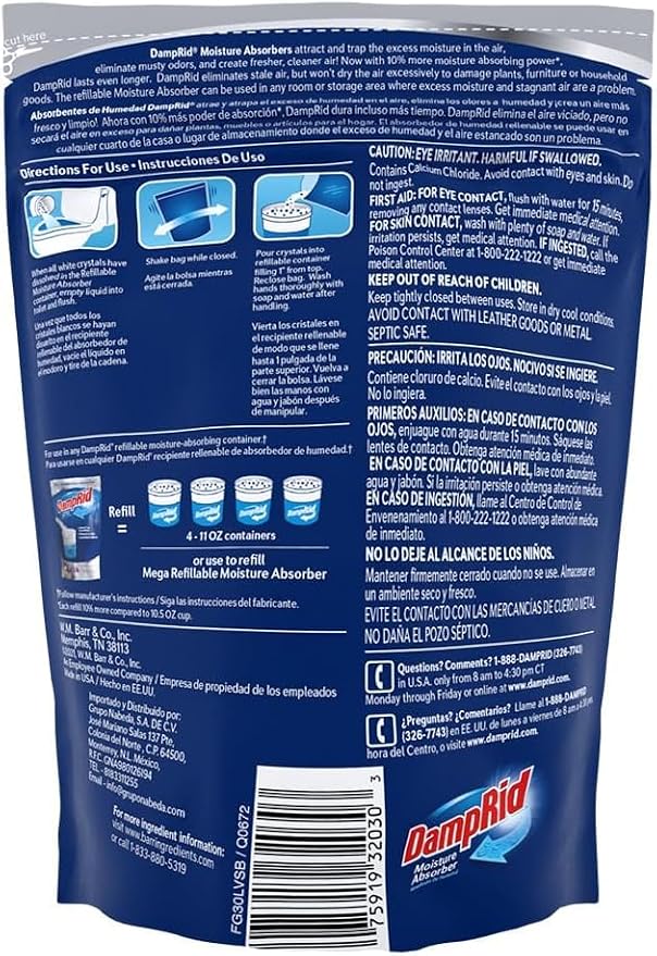 Damp Rid Refillable Moisture Absorber, Includes Single Damp Rid Lavender - Image 7