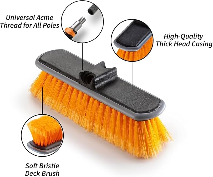 Medium Bristle Deck Scrub Brush - Image 4