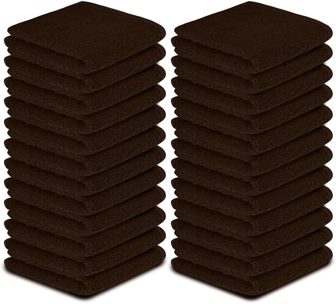 Softolle 100% Cotton Washcloths 60 Pack Soft, Highly Absorbent Washcloth - Image 7