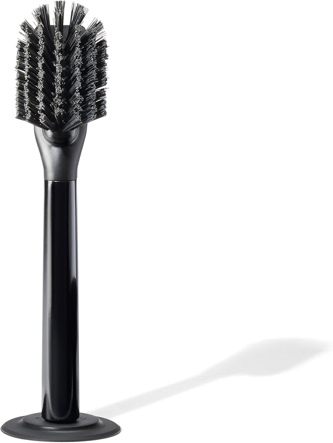 Ionic Dish Brush, Magnetized to Stand Upright, Stainless Steel by Unknown