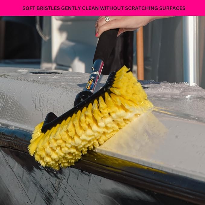 Big Bird Brush Yellow Boat Deck Scrub Brush - Image 8
