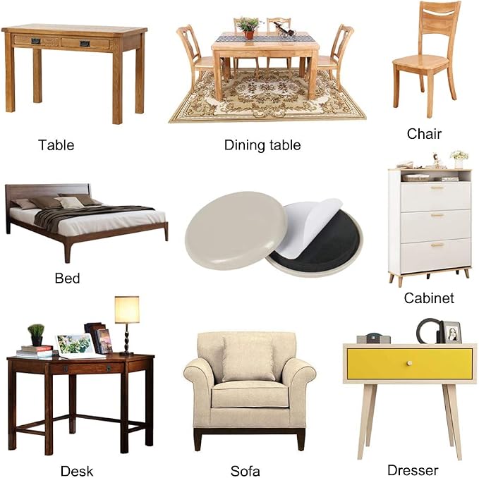 2 inches Stick Furniture Sliders - Image 2