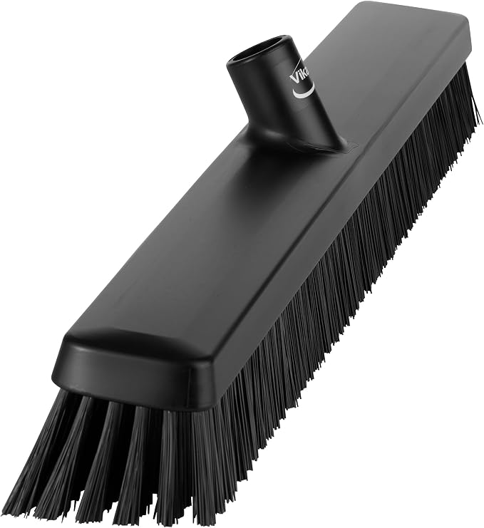 Vikan 31959 24" Heavy-Duty Push Broom, Soft/Stiff - Image 2