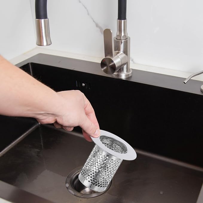 uxcell 3 Pack Shower Drain Strainer, 3.1" x 2.2" Stainless Steel Floor Drain - Image 6