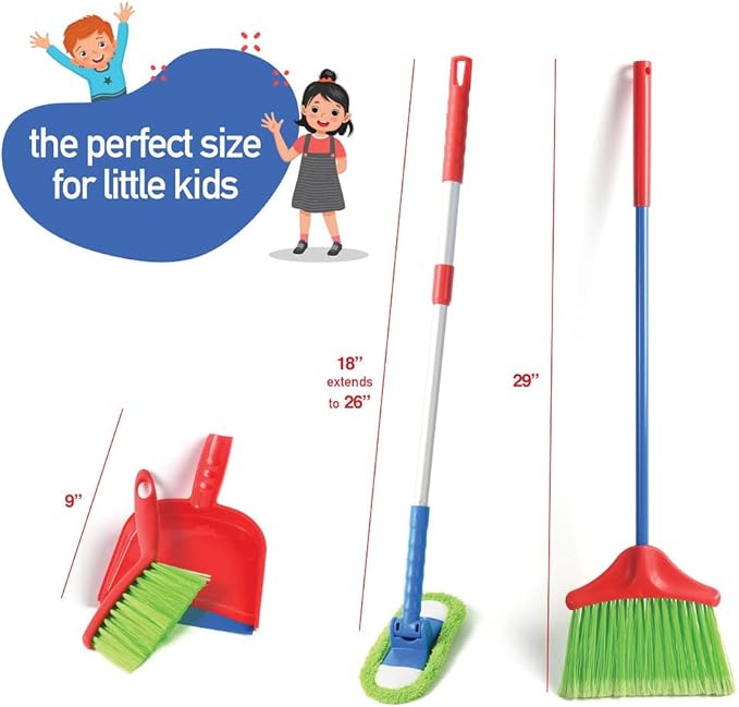 Play22 Kids Cleaning Set 4 Piece - Image 6