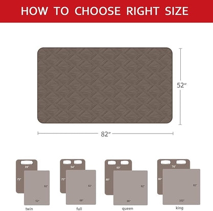 Moonsea Waterproof Blanket Dog Bed Cover with Non-Skid Bottom, Couch Cover for Dogs, Mattress Protector Furniture Protector, Bed Couch Sofa(52" X 82"), Chocolate