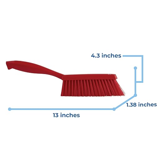 Vikan 45894 Bench Cleaning Brush, Polypropylene/Polyester Medium Bristle - Image 3