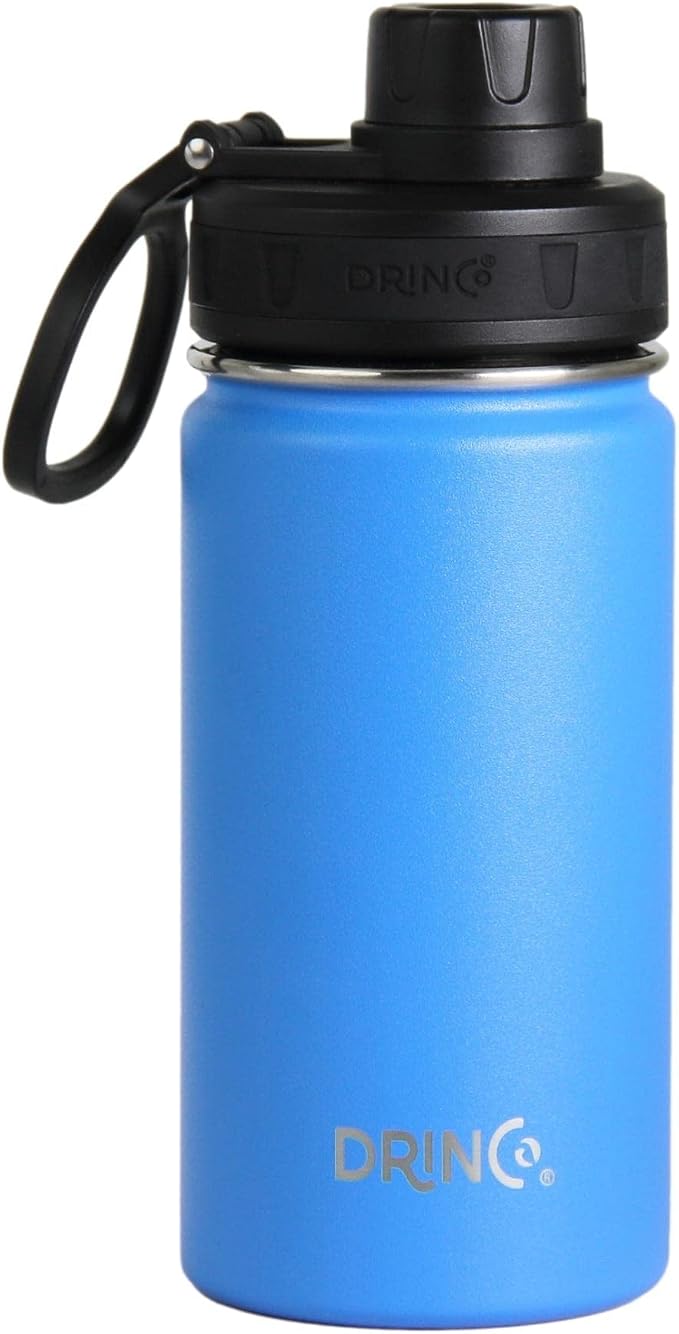 DRINCO Stainless Steel Water Bottle Spout Lid Vacuum Insulated Double Wall by Drinco