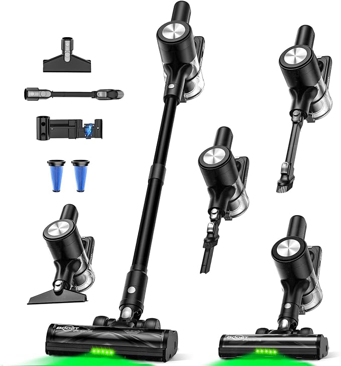 Cordless Vacuum Cleaner, 46Kpa/55 Mins Vacuum Cleaners by SUXIANGVAC