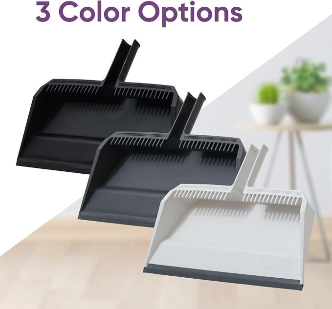 Superio 3-Pack Wide Plastic Dustpan - Image 8