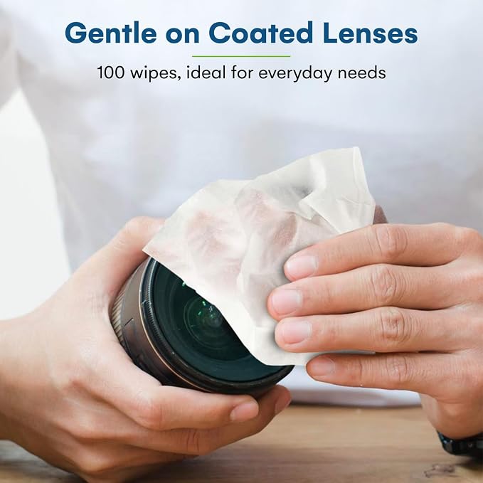 Care Touch Lens Wipes for Eyeglasses- 100 Count Individually Wrapped Pre- - Image 6