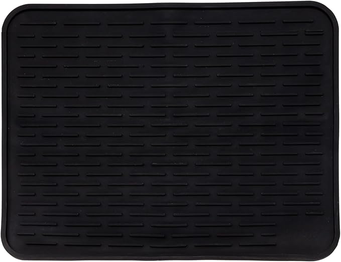 Large Silicone Dish Drying Mat for Kitchen Counter or Under Sink, Waterproof by LISH