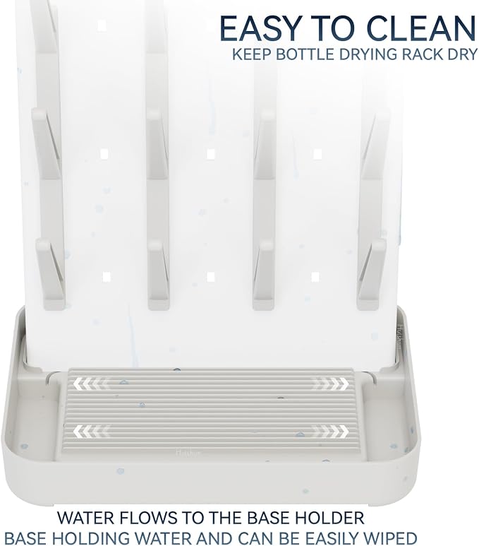 Baby Bottle Drying Rack: Large Vertical Bottle Dryer Rack Holder - Image 4