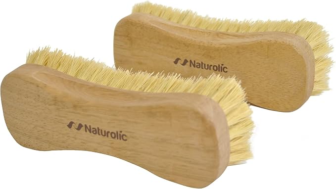All-Natural Wooden Scrub Brush Set | Eco-Friendly Cleaning Brush Set - Image 3