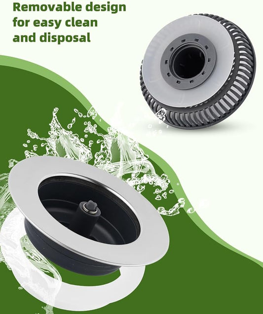 Universal Kitchen Sink Strainer Stopper Combo, 3 in 1 Pop Up Kitchen Sink - Image 2