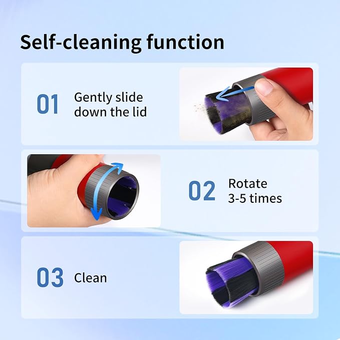 Soft Bristle Dust Brush for Dyson V7 V8 V10 V11 V15 Vacuum Cleaner - Image 3