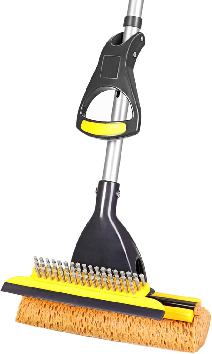 Yocada Sponge Mop Home Commercial Use Tile Floor Bathroom Garage Cleaning by Yocada