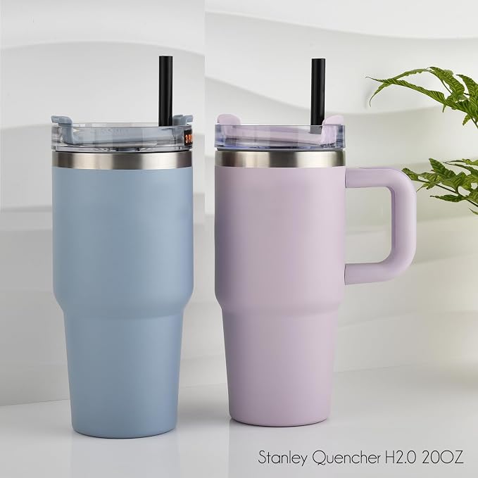 ALINK Black Replacement Straws for Stanley 20oz 14oz Tumble, 6 Pack Reusable - Image 7