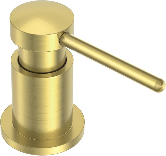 Lava Odoro Gold Soap Dispenser for Kitchen Sink, Modern Brass Built in by LavaOdoro