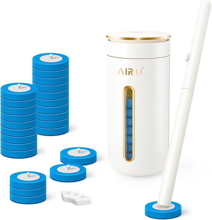 AIR U+ Disposable Toilet Brush, Toilet Bowl Cleaning System by AIRU