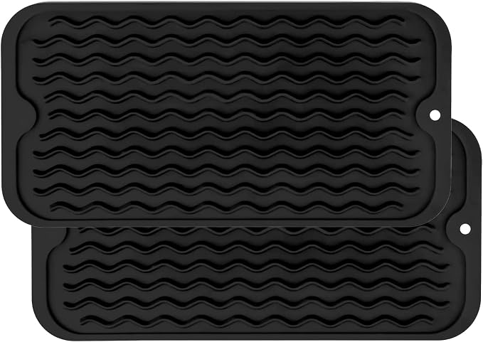 ZLR 2 Pcs Silicone Dish Drying Mats by ZLR