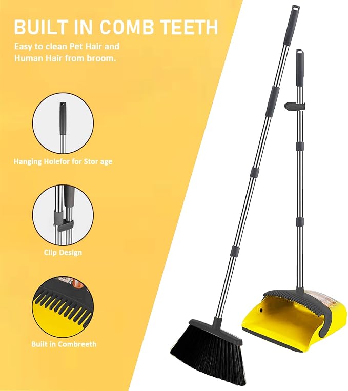Upgraded Broom and Dustpan， - Image 3