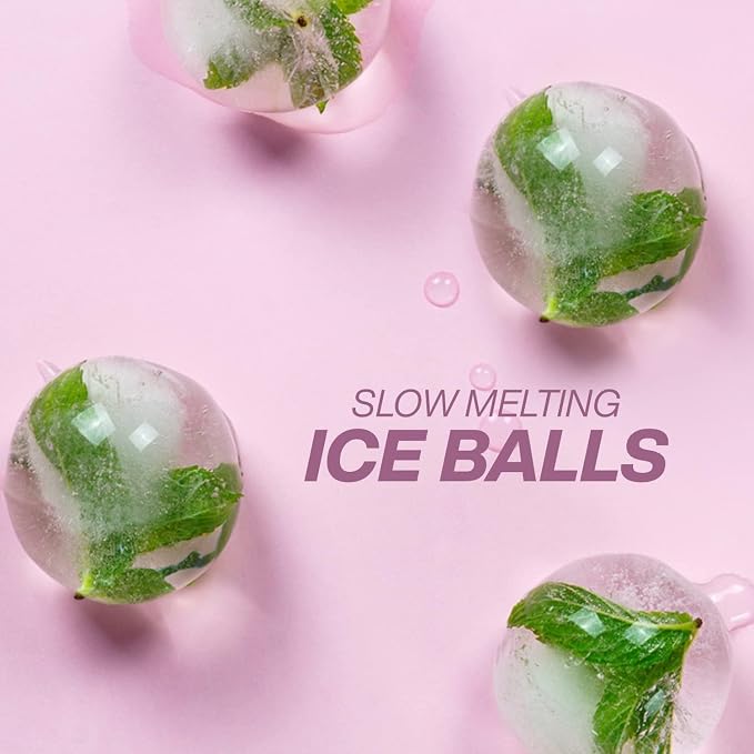 Housewares Solutions Froz Ice Ball Maker – Novelty Food-Grade Silicone Ice Mold - Image 8