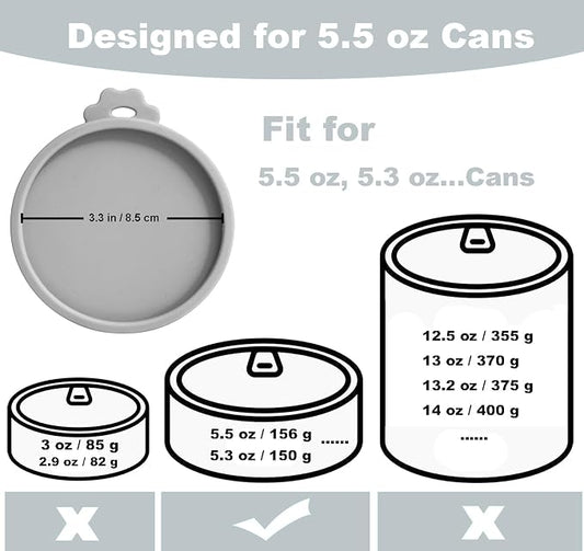 Comtim Cat Food Can Covers Lids - Image 2