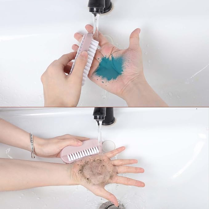 Nail Brushes for Cleaning, 2 Sided Hand Finger Nails Scrub Brushes for Cleaning - Image 5