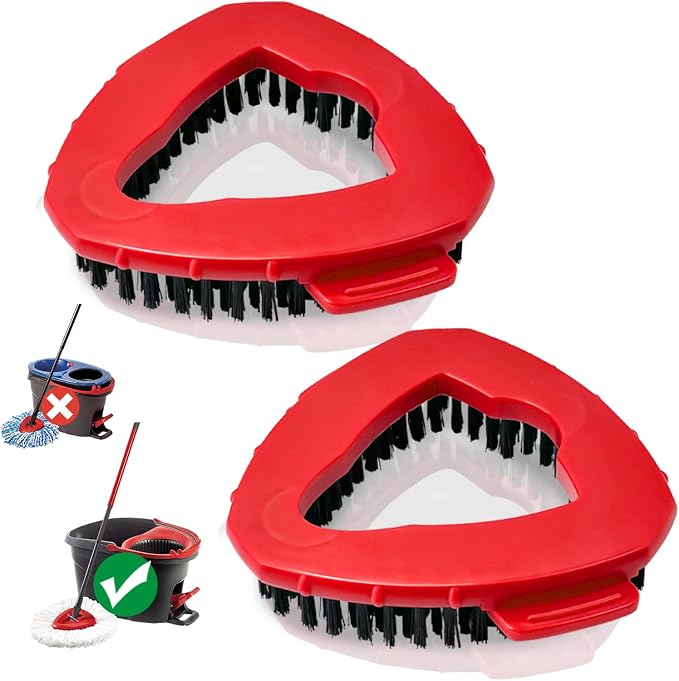 Spin Mop Scrub Brush Head, Hard Bristle Cleaning Scrubber Mop Head by Koolstuffs