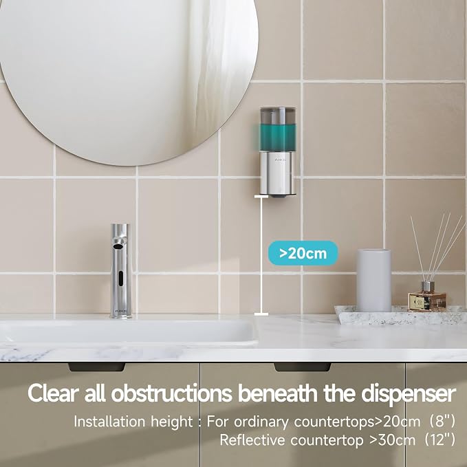 AIKE Automatic Soap Dispenser Wall Mounted - Image 2