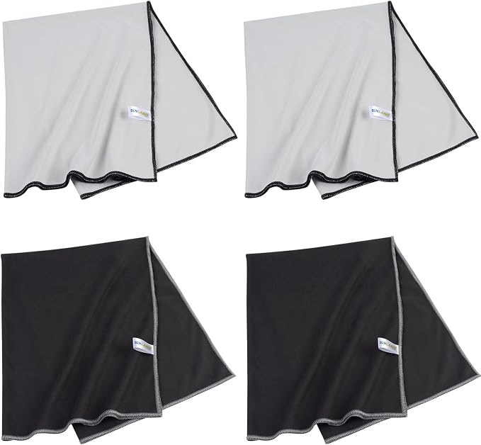 SINLAND Microfiber Glass Polishing Cloths Large Size Thick Lintless Drying - Image 6