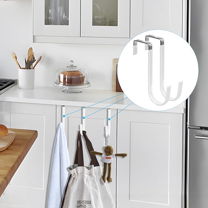 FYY Over the Door Hooks, 6 Pack Door Hangers Hooks - Image 7