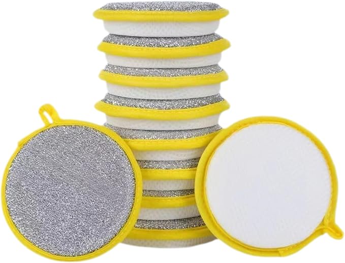Double Sided Dish Sponges, Extra Thick 2.5cm Scrub Sponges Non Scratch by Unknown