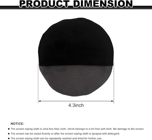 Car Screen Cleaner, Soft Microfiber Cloth Touch Screen Wipe Round Cleaning Tool - Image 2